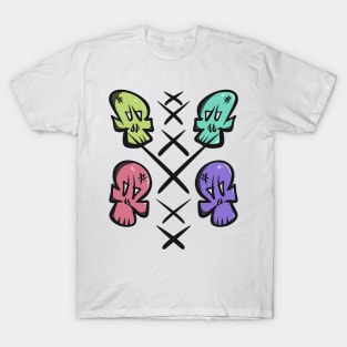 Four skulls T-Shirt